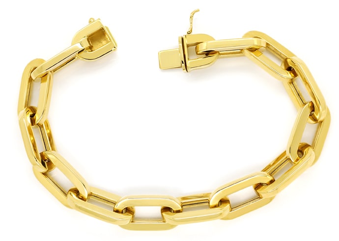 Foto 1 - Gelbgold-Armband im Anker Muster auch als Bettelarmband, K3170